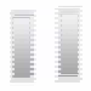 24X36 DECO FRMD BEVELED MIR WHIT